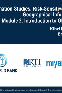 Cover Image of the 9.2 Subject 9 Introduction to GIS for Urban Planning